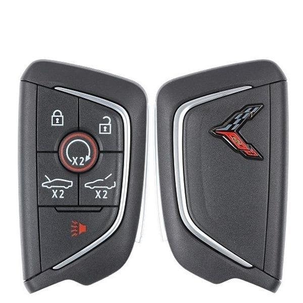 Oem NEW: 2020-2021 Chevrolet Corvette C8 / 6-Button Smart Key / PN: 13538851 / YG0G20TB1 / Carbon G RSK-GM-8851 - main